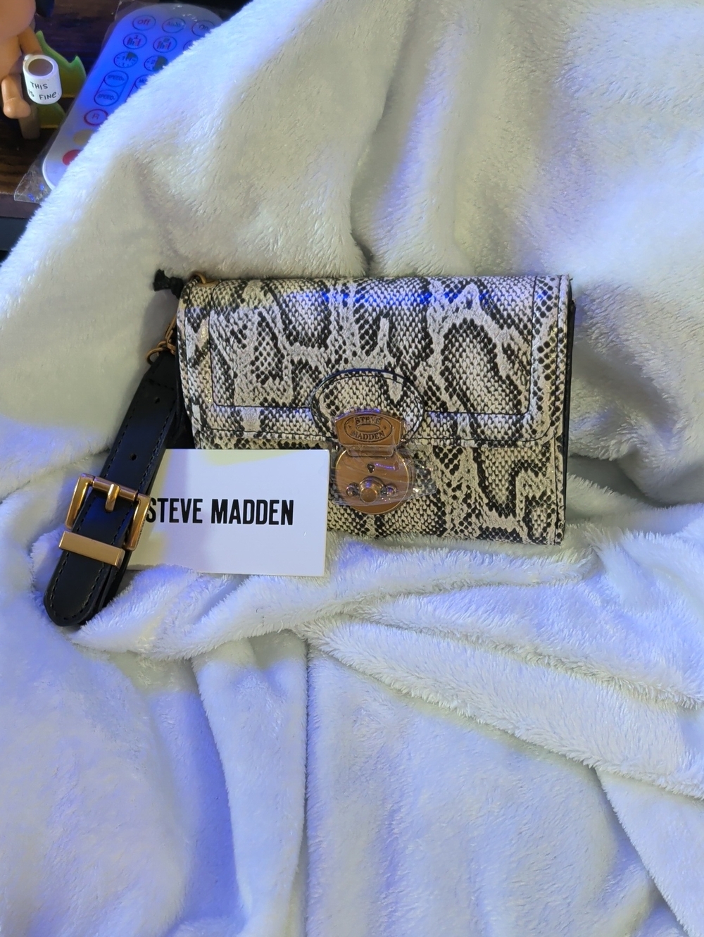 Steve Madden Bjema Snake Wallet